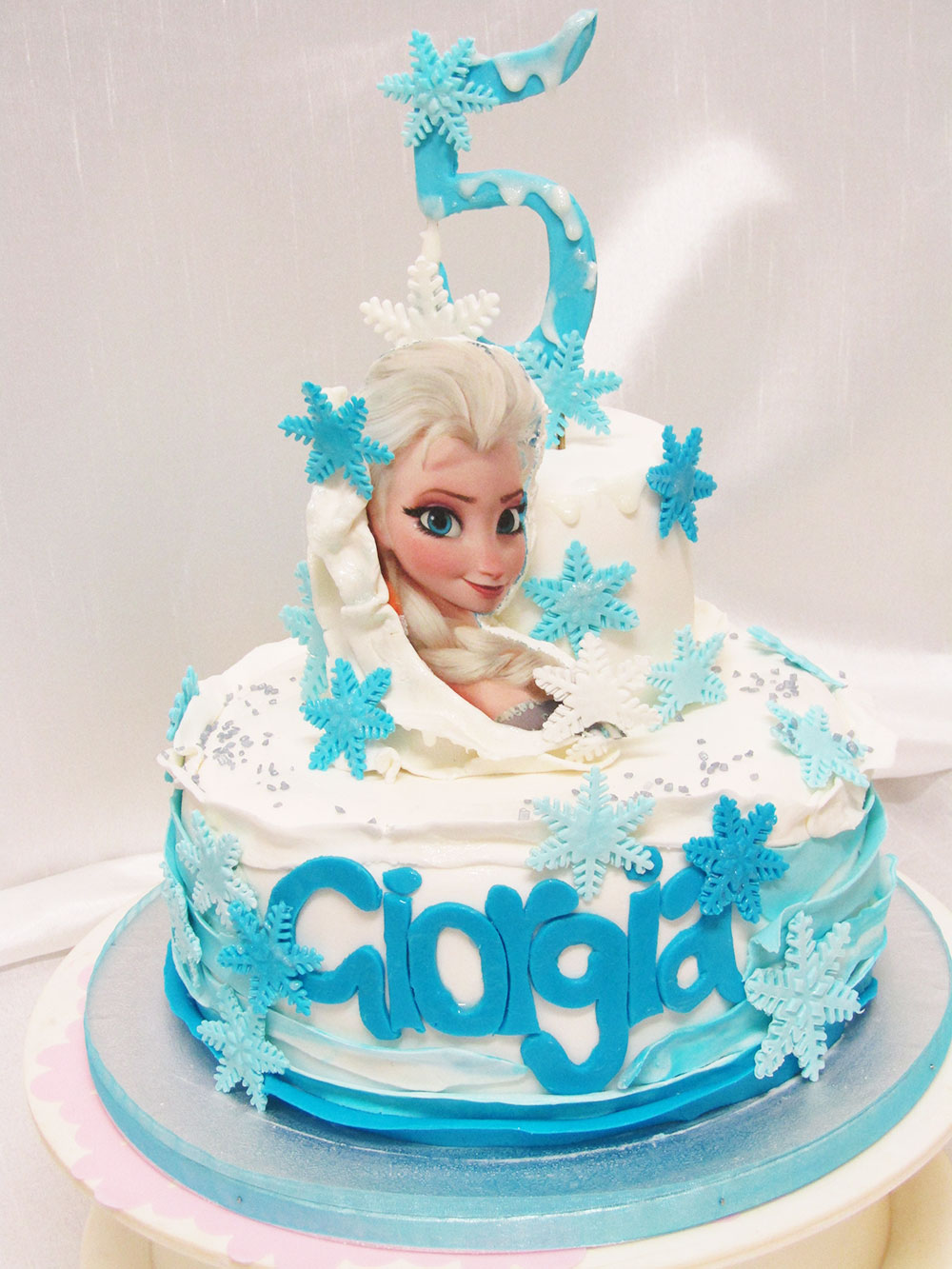 Torta Cake design compleanno bambina 5 anni